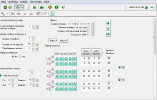 Entering periods and classrooms
