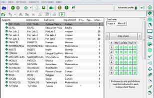 Entering the subjects