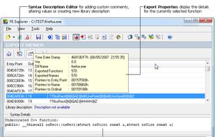 PE Explorer screenshot 1