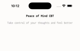 Peace of Mind CBT screenshot 1