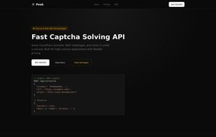 Peak API screenshot 1