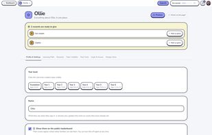 Parents can setup each child profile