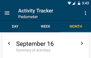 Pedometer (PFA) screenshot 2