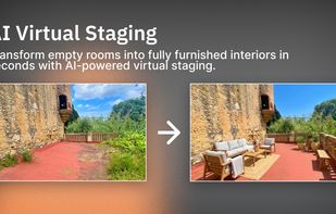 Generate virtual staging from empty room photos to create furnished interiors in seconds.