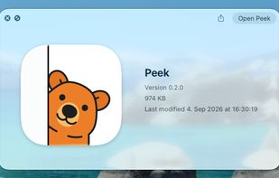 Peek App screenshot 1