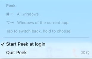 Peek App screenshot 1