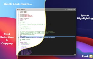Peek - Quick Look Extension screenshot 1