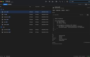 Search by file name or by contents