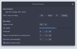 Peek GIF Screen Recorder screenshot 3