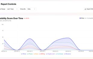 Visibility Score Over Time