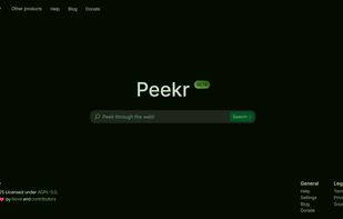Peekr screenshot 1