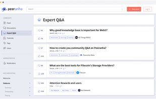 Peeranha screenshot 1