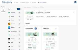 Automatic Screenshots for Competitor Website Monitoring
