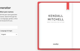 Pen Name Generator by Reedsy screenshot 1