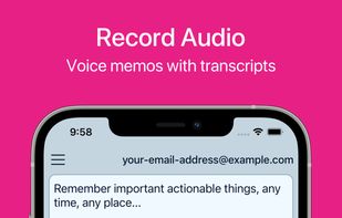 Pensieve - Email Notes to Yourself screenshot 1