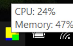 Penteract Taskbar Resource Meter screenshot 1
