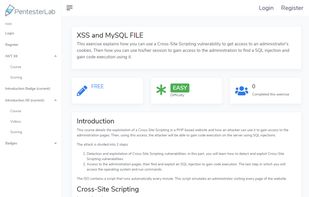 PentesterLab screenshot 1