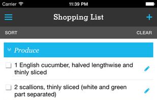 Pepperplate screenshot 1