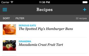 Pepperplate screenshot 1