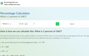 Percentage Calculator screenshot 3