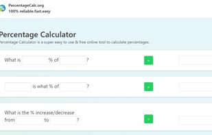 Percentage Calculator screenshot 1