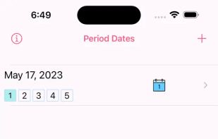 Periods Date screenshot 3