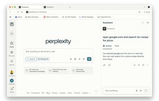 Perplexity Comet screenshot 2