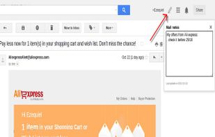 Personal Notes for Gmail screenshot 1