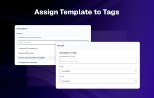 Assign Template to Tags