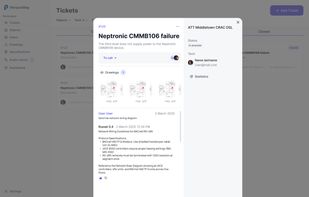 Smart ticketing for engineer