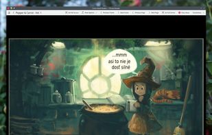 Navigating a book, frame by frame, and translated