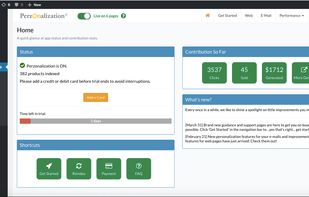 Perzonalization screenshot 1