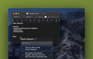 Pesto Clipboard screenshot 1