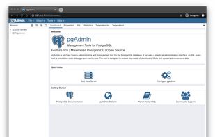 Welcome screen, standard theme