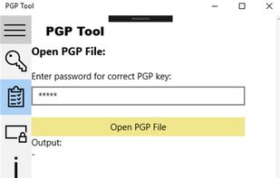 PGP Tool screenshot 2