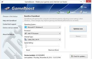 PGWARE GameBoost screenshot 1