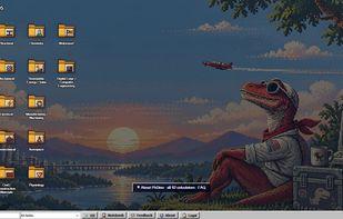 The Sunset desktop