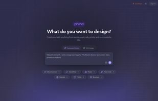 Phind Designer screenshot 1