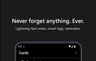 Lightning-fast notes, smart tags, reminders.