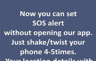 Just Shake your phone in case of emergency. It's that easy.