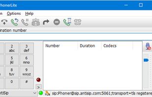 PhonerLite screenshot 1