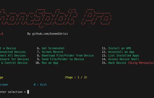 PhoneSploit Pro screenshot 1