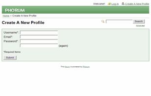 Phorum screenshot 3