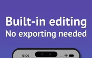 iOS — Built-in crop and rotate without exporting