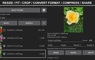 Photo Resizer screenshot 1