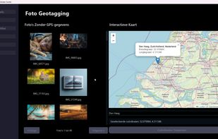 Geographic heat map visualization of photo locations
