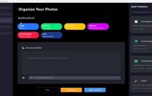 with drag-and-drop interface
