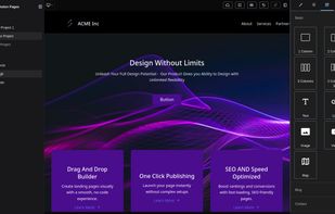 PhotonPages Website Builder UI