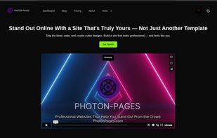 PhotonPages Landing Page