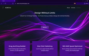 Sample Site created and made live by PhotonPages